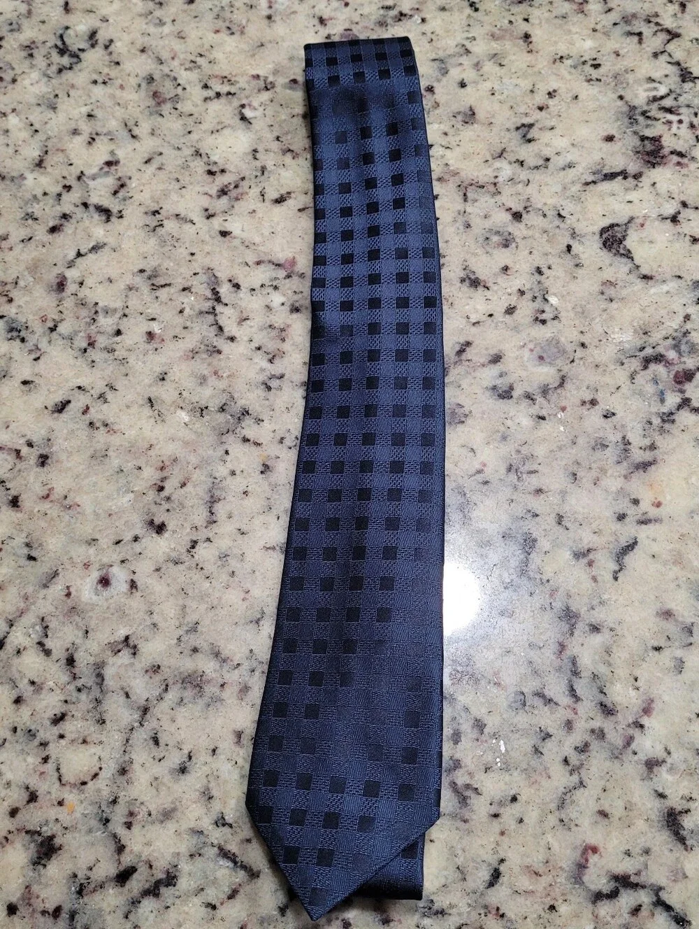 Louis Vuitton Blue Silk Tie
